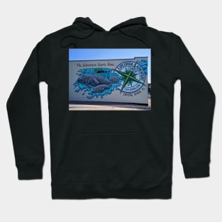 Crystal River, Florida, Mural Hoodie